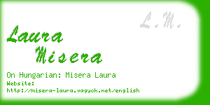 laura misera business card